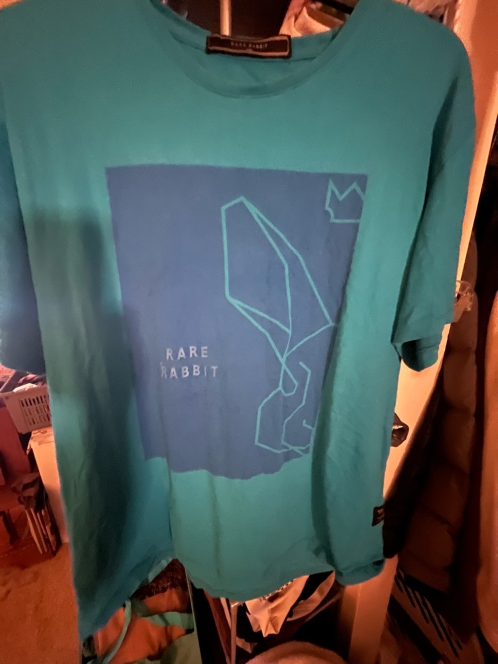 Teal Graphic Short Sleeve Tee